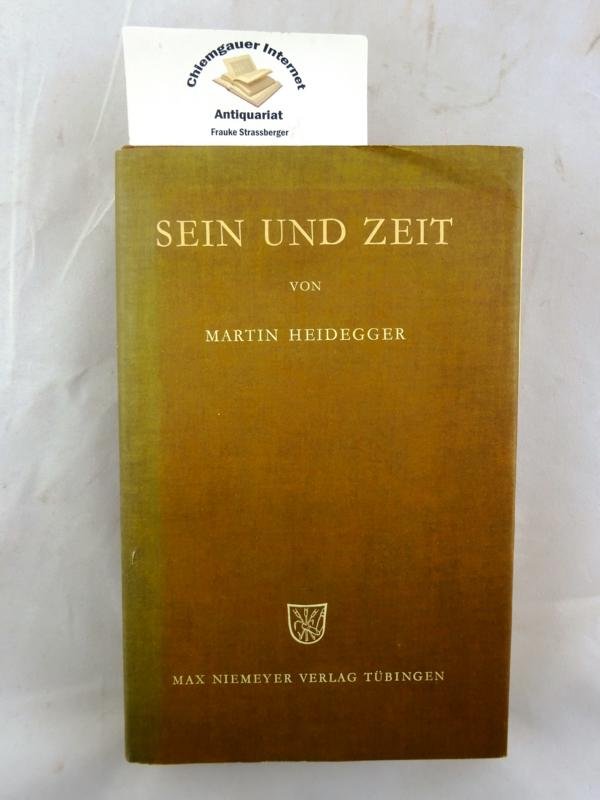 【中古】 Sein und Zeit = Being and Time 19. Auflage/DE GRUYTER/Martin Heidegger Sein Und Zeit by Heidegger, First Edition - AbeBooks